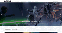 Desktop Screenshot of gamiz.fr