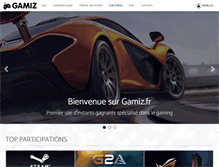 Tablet Screenshot of gamiz.fr